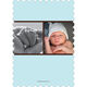 Blue Icon Photo Birth Announcements Image 2 of 5